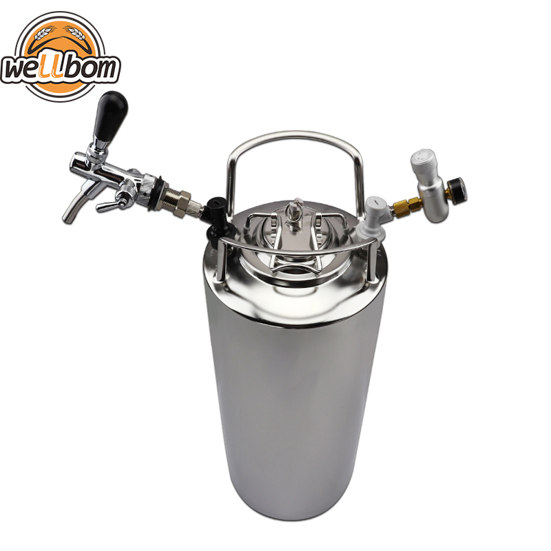 Homebrew 19L Ball Lock Keg 304 Stainless Steel Corelius Keg with Draft Beer Tap and Co2 Charger Kit,Tumi - The official and most comprehensive assortment of travel, business, handbags, wallets and more.